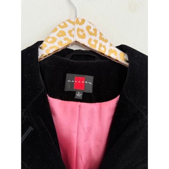 Gallery Women's Black Rayon Blend Jacket | Size Large - Picture 3 of 6